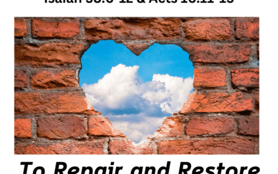 To Repair and Restore 11.10.24