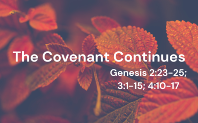 The Covenant Continues 9.28.25
